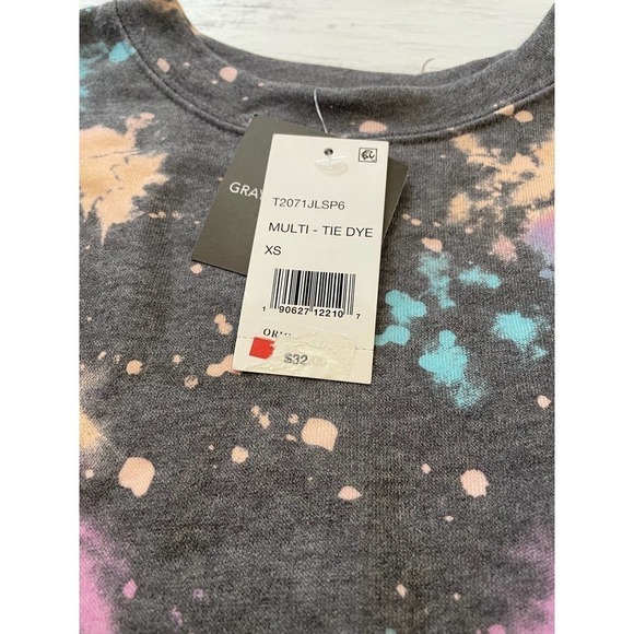 Grayson Threads Black Label Women's Pullover Tie Dye Sweater Multicolor Size XS - Picture 7 of 8